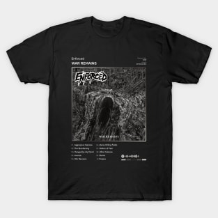 Enforced - War Remains Tracklist Album T-Shirt